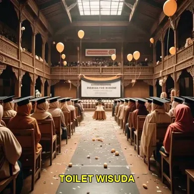 Urusan Toilet Terpenuhi Saat Wisuda di Aula Kota Surabaya